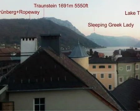Apartment Altstadt Loft Gmunden DG mit Balkon und Seeblick *