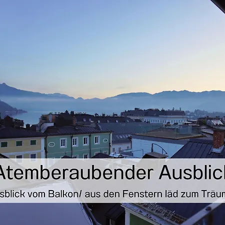 아파트 Altstadt Maisonette Gmunden Dg Mit Balkon Und Seeblick 그문덴